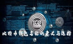 比特币钱包名称的意义与选择