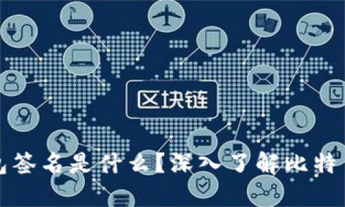 比特币钱包签名是什么？深入了解比特币安全机制