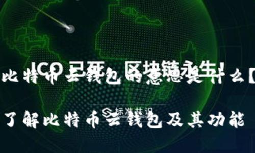 比特币云钱包的意思是什么？

了解比特币云钱包及其功能